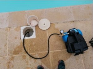contrôle de canalisations de piscine