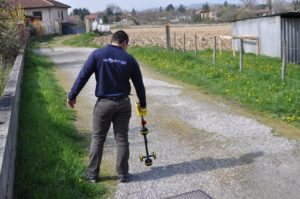traçage d'une canalisation d'alimentation