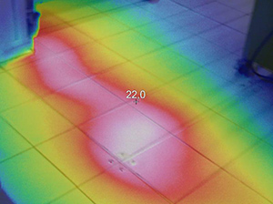 Traçage du réseau de chauffage à l’aide de la caméra thermique